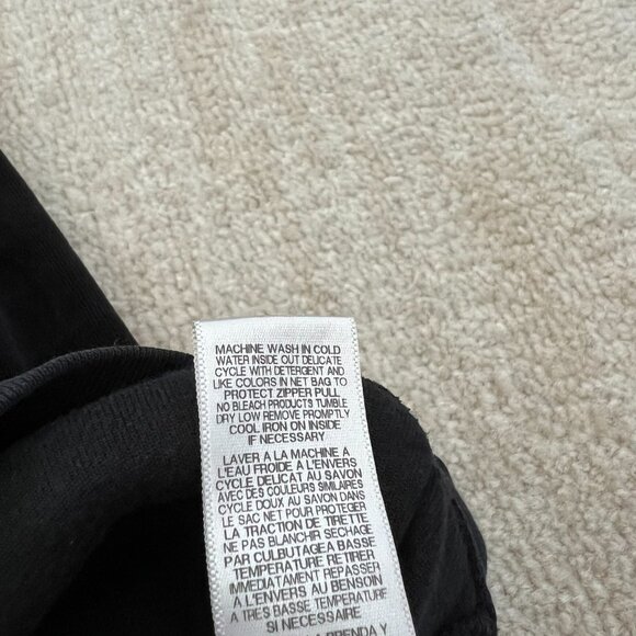 Juicy Couture Velour Zip Up Hoodie Track Jacket M Black - Picture 13 of 13